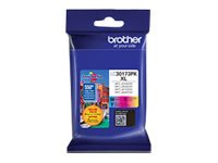 Brother LC30173PK XL - 3-pack - High Yield - yellow, cyan, magenta - original - ink cartridge