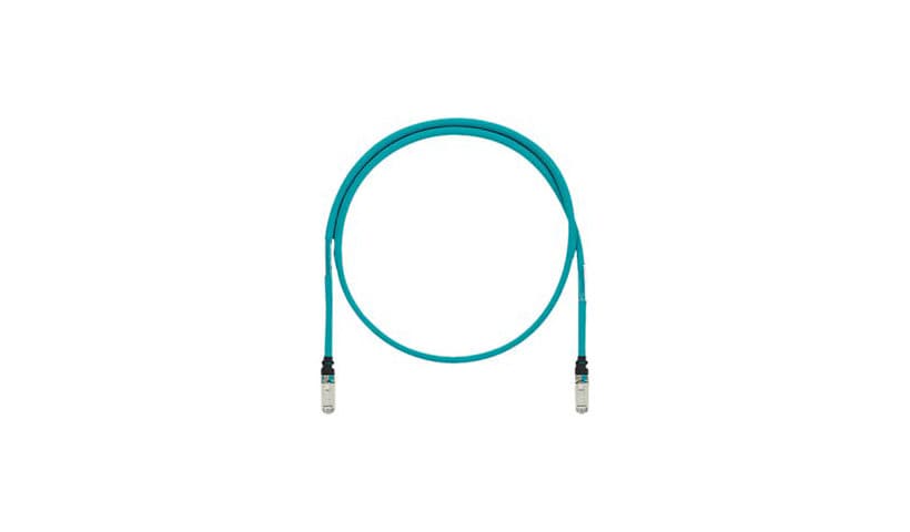 Panduit IndustrialNet patch cable - 33 ft - teal