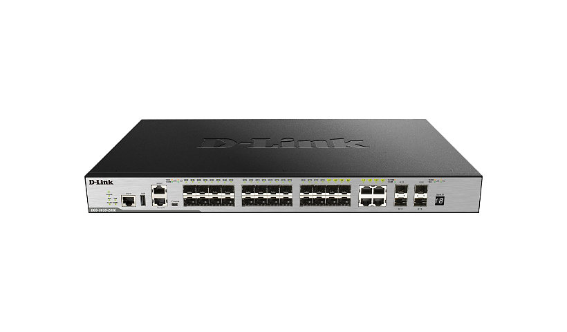 D-Link DGS 3630-28SC - switch - 28 ports - managed - rack-mountable