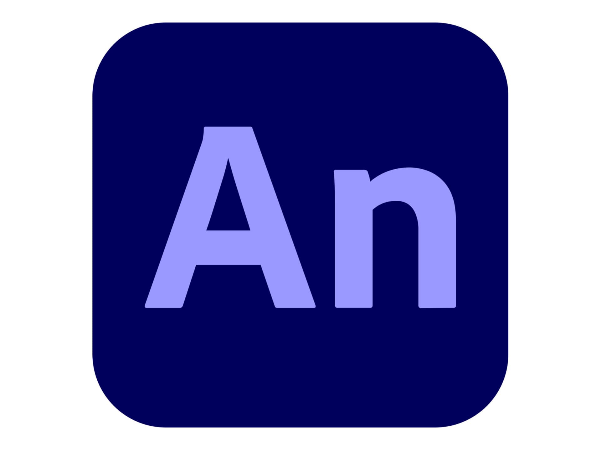 Adobe Animate CC for teams - Subscription New (31 months) - 1 named user