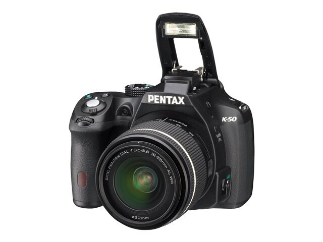 Pentax K-50 - digital camera DA 18-55mm WR and 50-200mm WR lenses