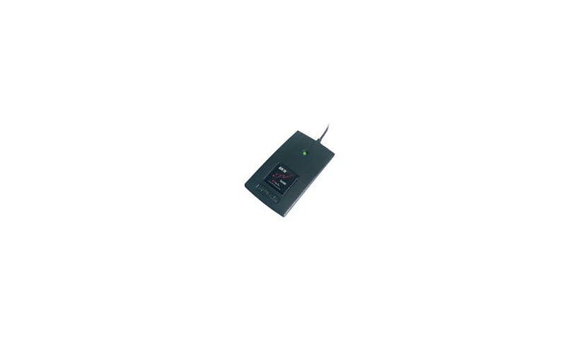 rf IDEAS WAVE ID Solo SDK FeLiCa CSN Black Reader - RFID reader - USB