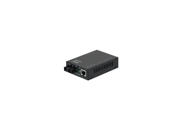 LevelOne GVT-2001 - fiber media converter - 10Mb LAN, 100Mb LAN, GigE