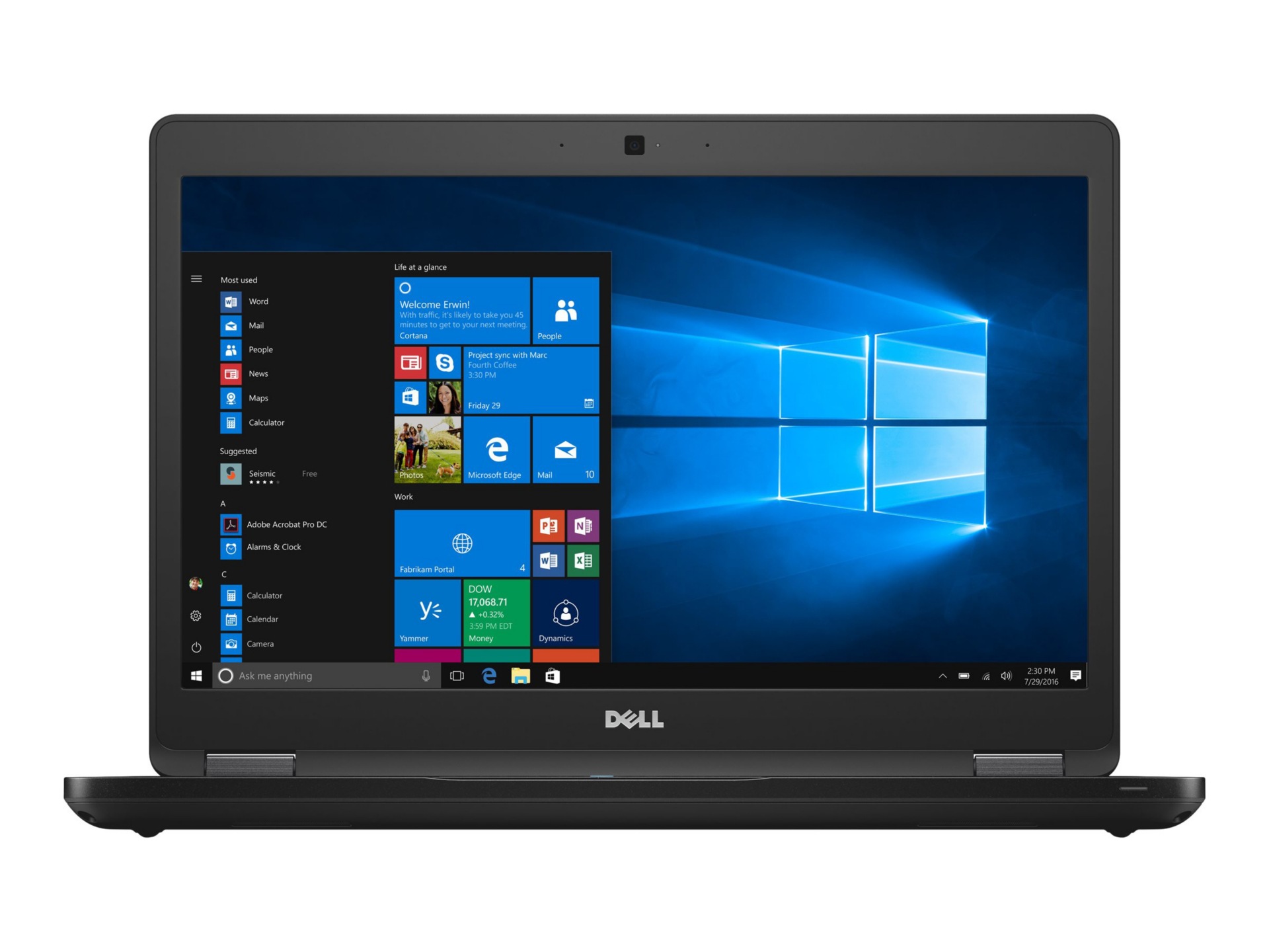 Thumbnail 2 of 11 for Dell Latitude 5480 with 1Y ProSupport - 14" - Core i7 7600U - 8 GB RAM - 256 GB SSD