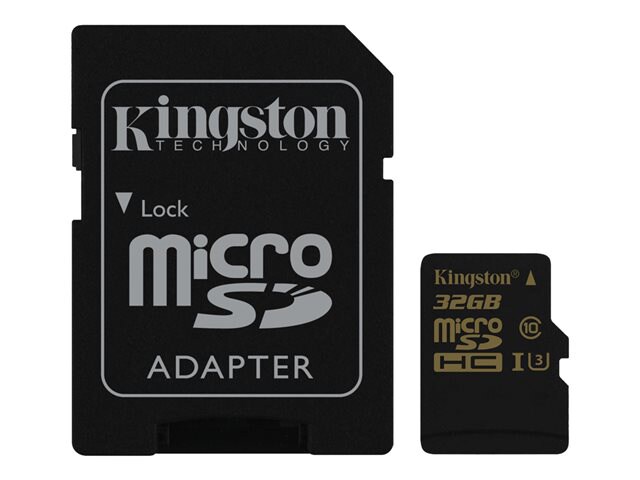 Kingston Gold - flash memory card - 32 GB - microSDHC UHS-I