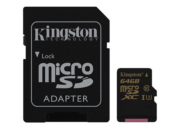 Kingston Gold - flash memory card - 64 GB - microSDXC UHS-I