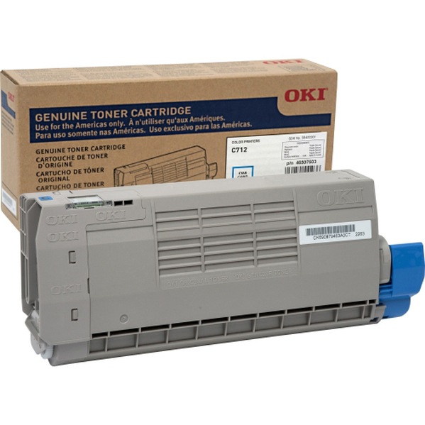 OKI C712 11.5K TONER CART ISO CYAN