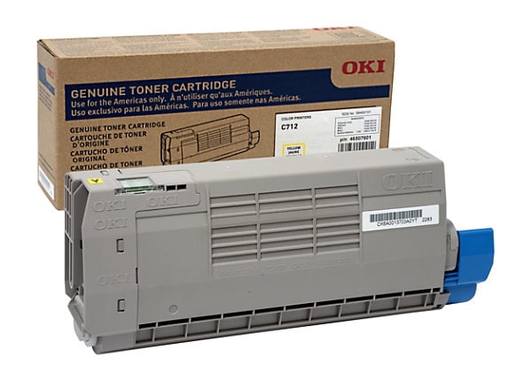 OKI C712 11.5K TONER CART ISO YELLOW