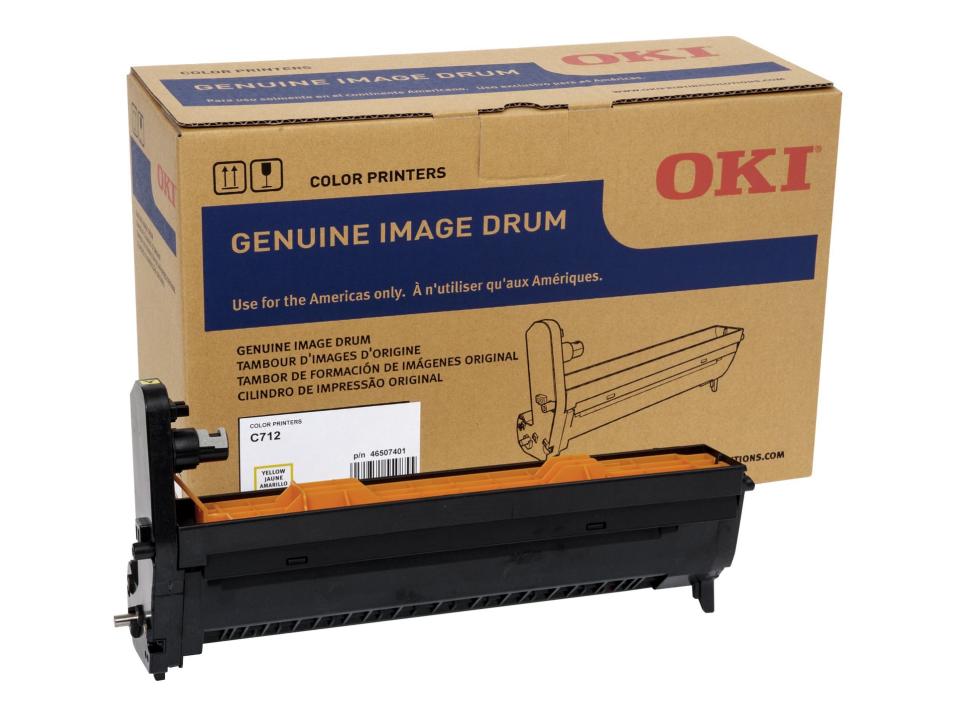 OKI - yellow - original - drum kit