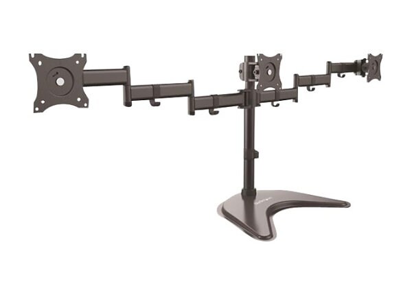StarTech.com Triple Monitor Stand for VESA Mount Monitors up to 27" - Steel