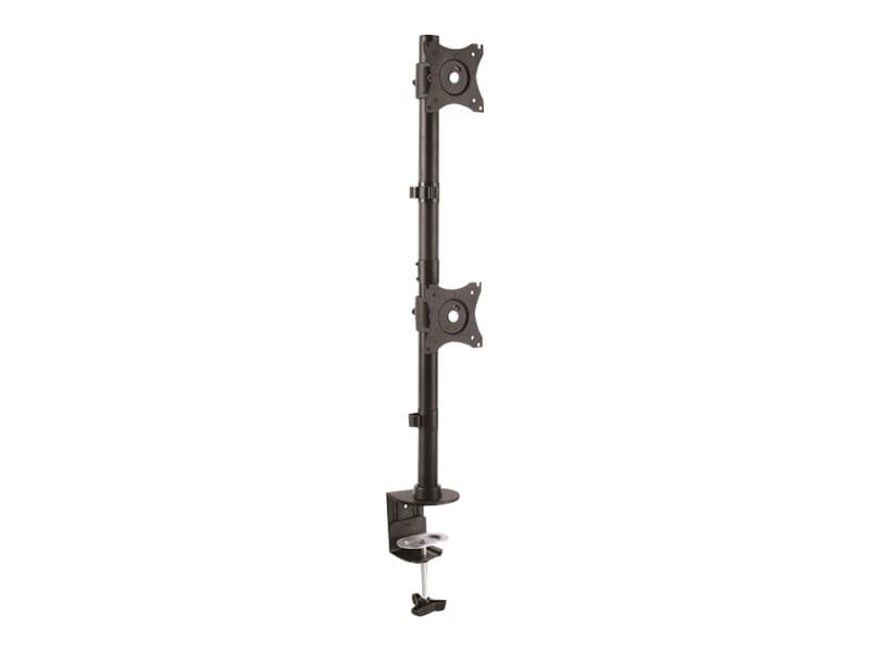 StarTech.com Desk Mount Dual Monitor Mount, Vertical, Steel Dual Monitor Arm, For VESA Mount Monitors up to 27"