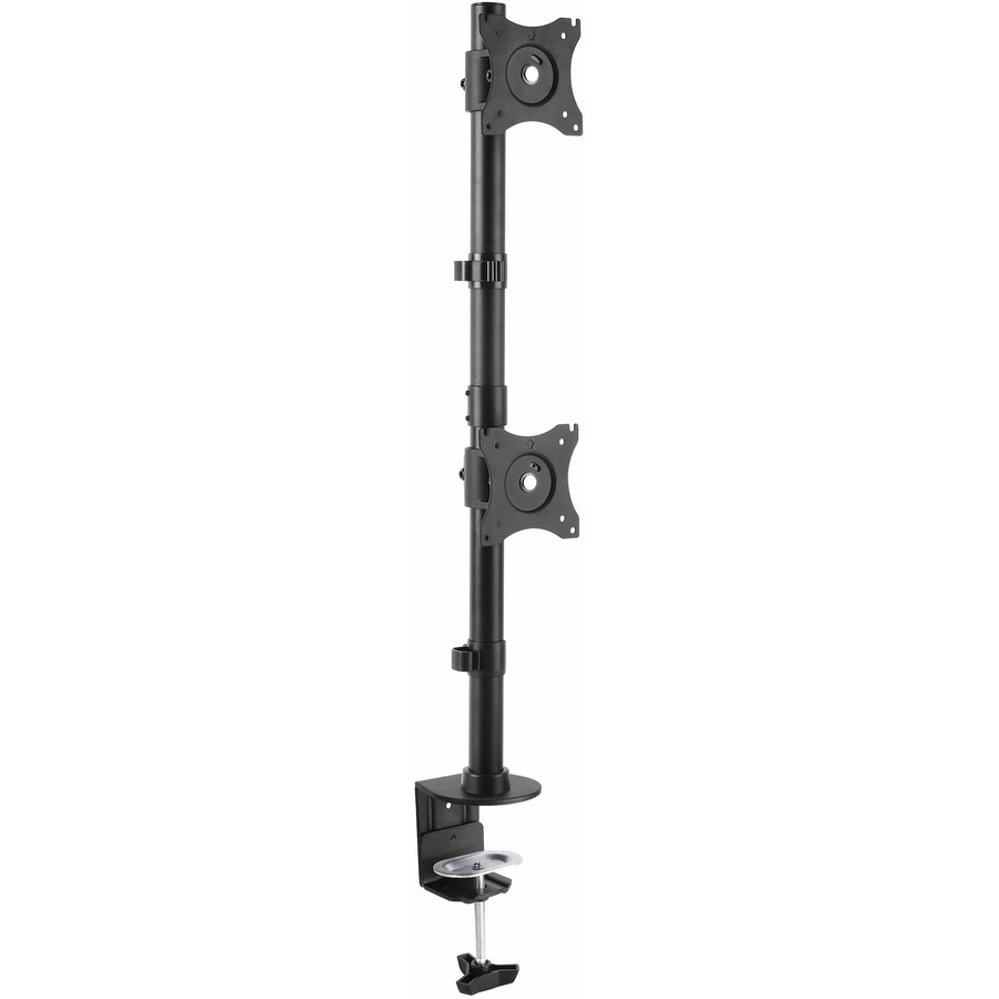StarTech.com Desk Mount Dual Monitor Mount, Vertical, Steel Dual Monitor Arm, For VESA Mount Monitors up to 27"