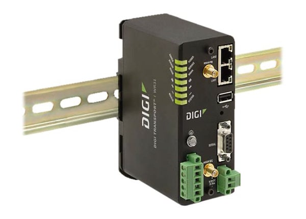 Digi TransPort WR31 - router - WWAN - DIN rail mountable