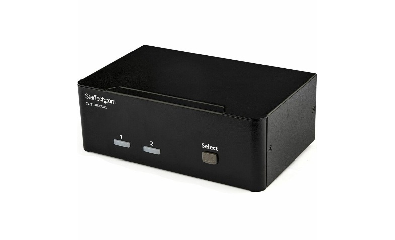StarTech 2-Port DisplayPort KVM Switch - Dual-Monitor - 4K 60