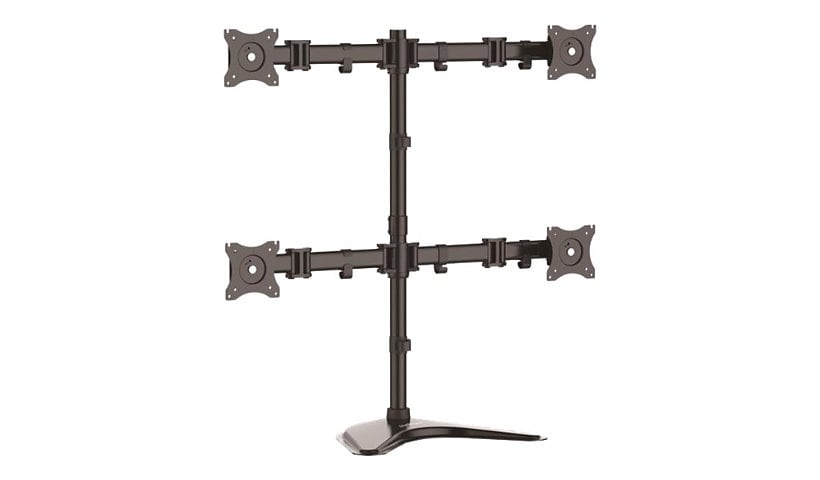 StarTech.com Quad Monitor Stand - Steel - VESA Mount Monitors up to 27in