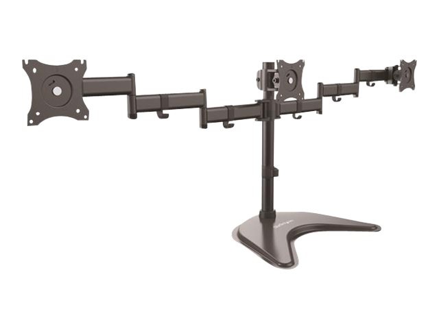 StarTech.com Triple Monitor Stand for VESA Mount Monitors up to 27" - Steel