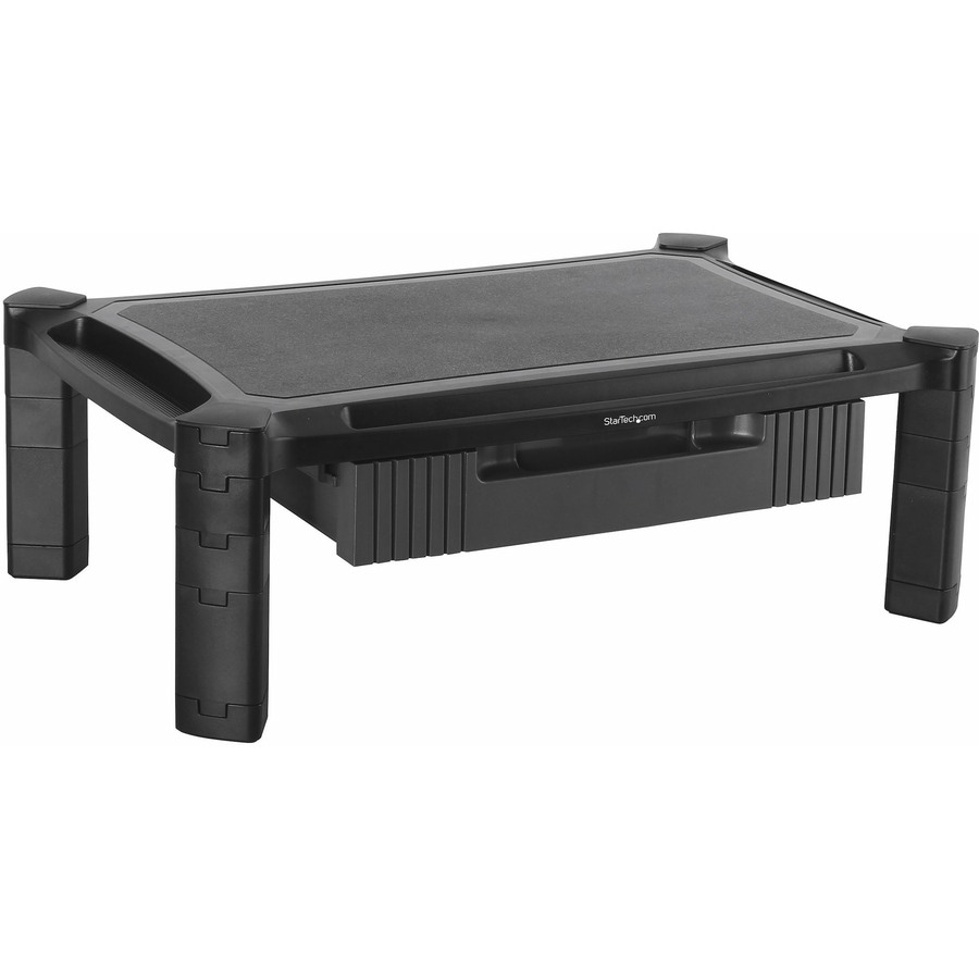 StarTech.com Adjustable Monitor Riser, Large, Drawer, Monitors up to 32" (2