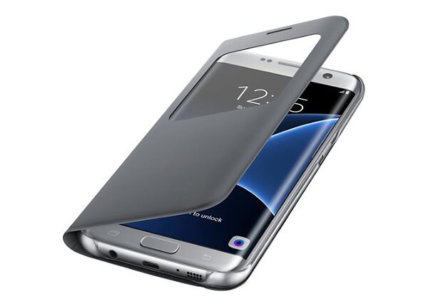 Samsung S-View Flip Cover EF-CG935 - flip cover for cell phone