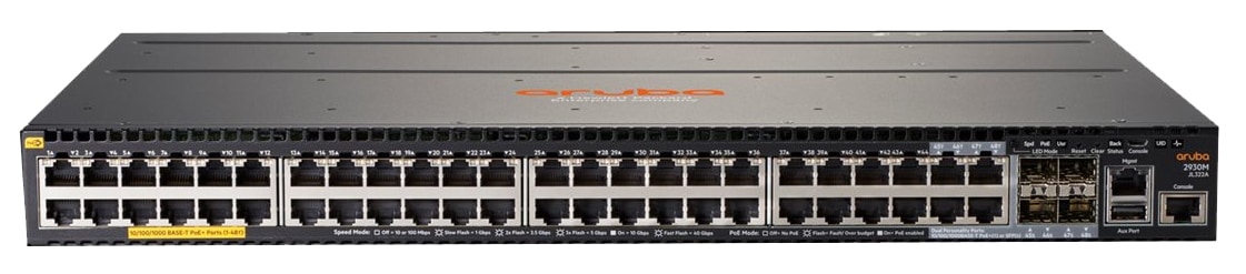 HPE Aruba 2930M 48G POE+ 1-Slot - switch - 48 ports - managed - rack-mountable