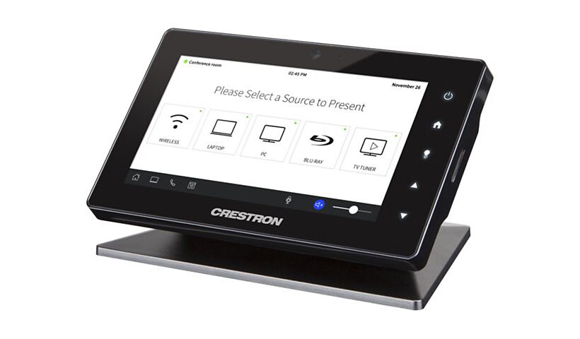 Crestron TSW-560-TTK-B-S Tabletop Kit - control panel stand - smooth black