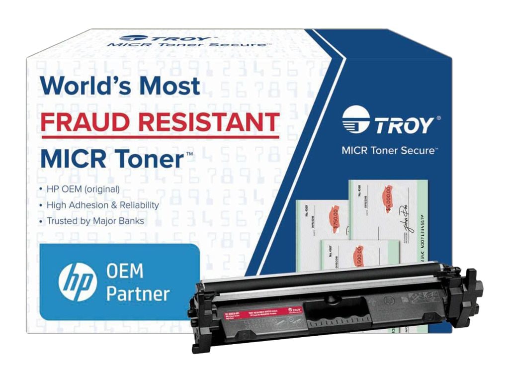 TROY MICR Toner Secure - High Yield - black - compatible - MICR toner cartridge (alternative for: HP 30X)