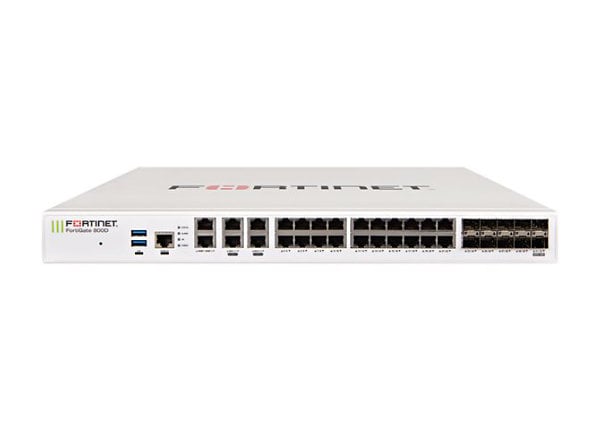 Fortinet FortiGate 800D - UTM Bundle - security appliance - with 5 years FortiCare 24X7 Comprehensive Support + 5 years