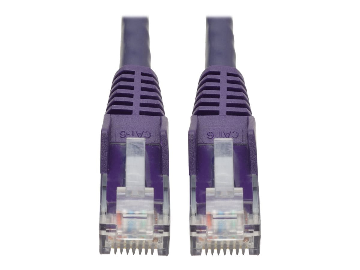 Tripp Lite 6ft Cat6 Snagless Molded Patch Cable UTP Purple RJ45 M/M 6'