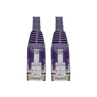 Eaton Tripp Lite Series Cat6 Gigabit Snagless Molded (UTP) Ethernet Cable (RJ45 M/M), PoE, Purple, 6 ft. (1.83 m) -