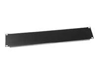 Middle Atlantic 4RU Blank Rack Panel - Steel and Flanged Blank Panel - Flat Black Powder Coat