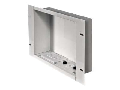 Peerless Recessed Cable and Storage Management Box IBA2AC-W - cable distribution box