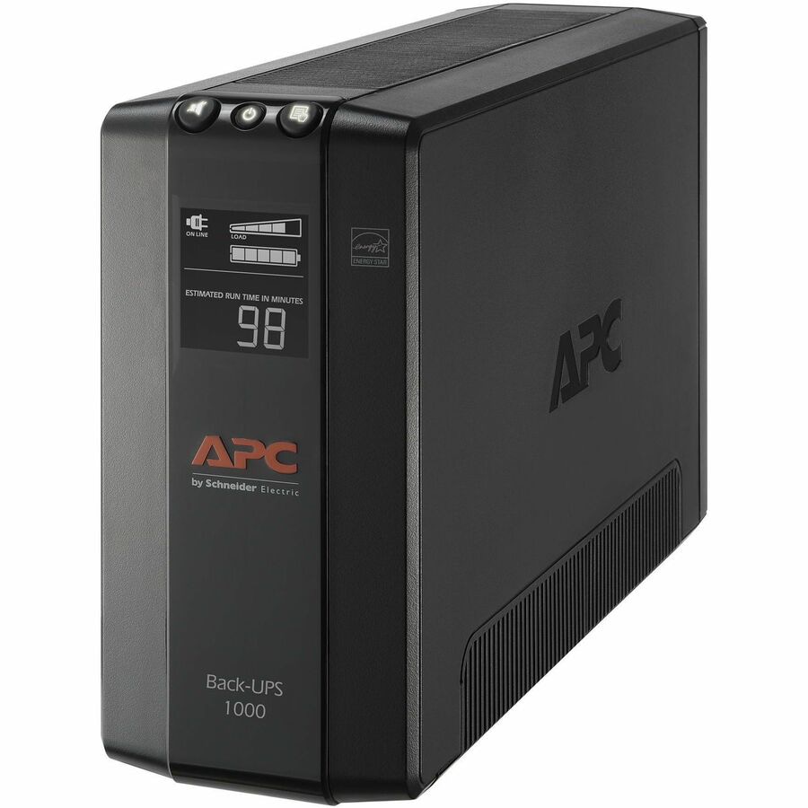 APC by Schneider Electric Back UPS Pro BX1000M, Compact Tower, 1000VA, AVR,  LCD, 120V - BX1000M - UPS Battery Backups 