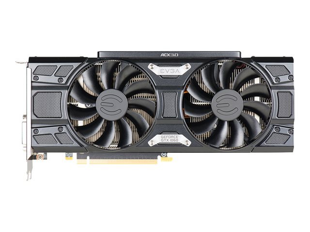 EVGA GeForce GTX 1060 FTW+ DT GAMING ACX 3.0 & LED - graphics card - GF GTX 1060 - 3 GB
