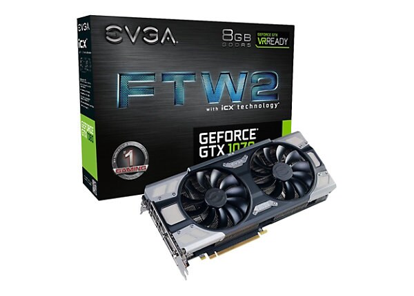 EVGA GeForce GTX 1070 FTW2 GAMING iCX - graphics card - GF GTX 1070 - 8 GB