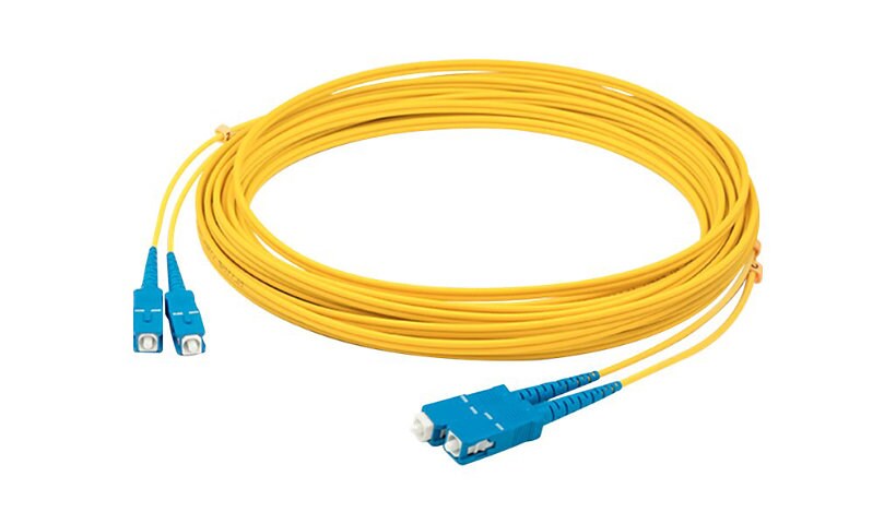 Proline 1m SC (M) to SC (M) Yellow OS2 Duplex OFNR Fiber Patch Cable