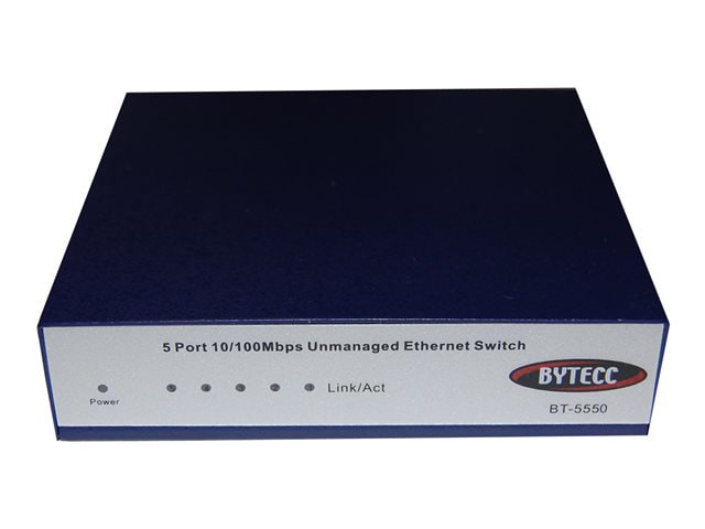 Bytecc BT-5550 Mini - switch - 5 ports - unmanaged