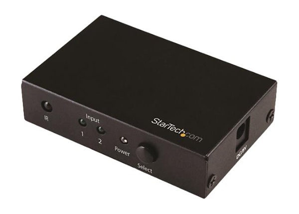 StarTech.com 2-Port HDMI Switch - 4K HDMI Switch Box - Ultra HD 4K 60Hz -  VS221HD20 - Audio & Video Cables 