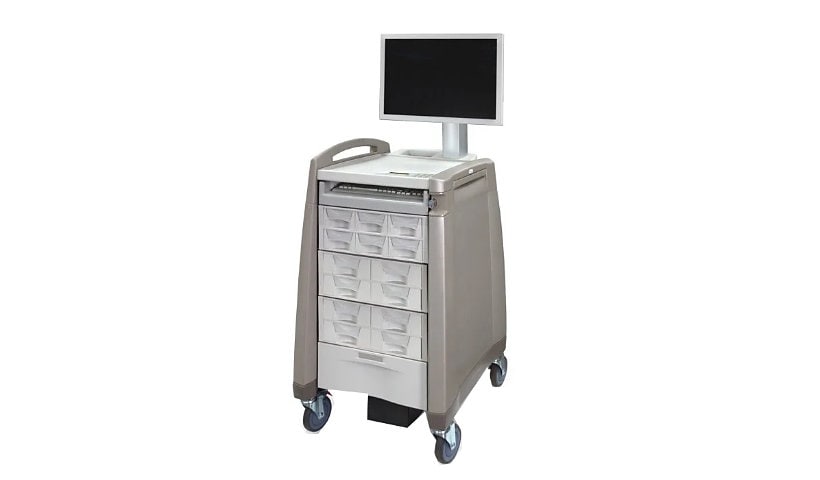 Capsa Healthcare ACSi 9-High Medication Cart with Automatic Relocking System - US