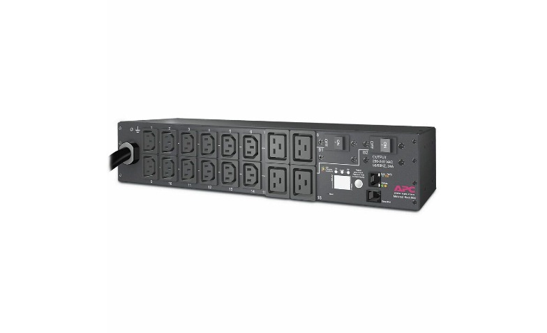 APC Metered Rack PDU 8ポート APC NetShelter Rack PDU, Metered, 2U, 5.0kW 208V 30A, (12) C13, (4