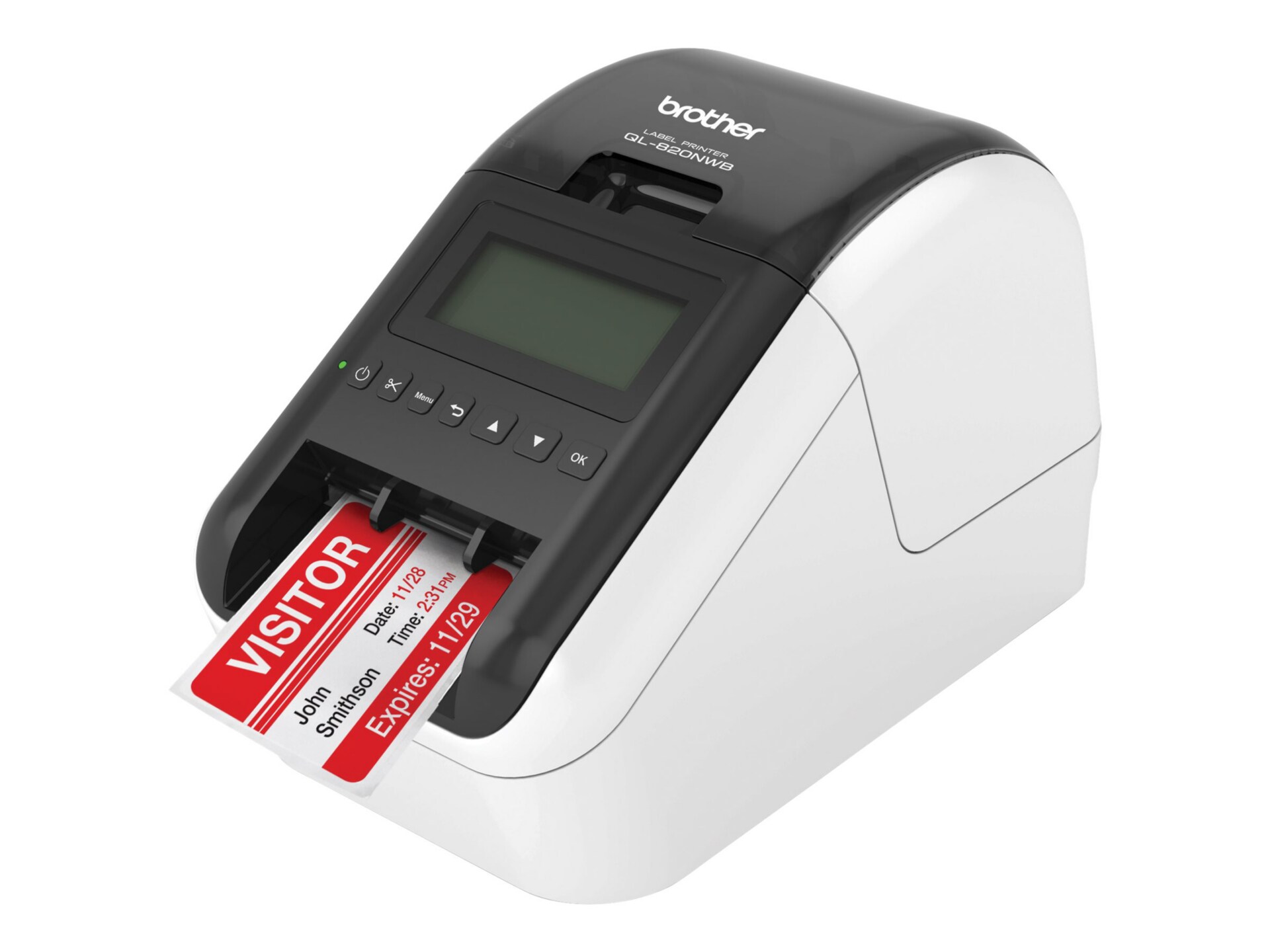 Brother QL-820NWB - label printer - B/W - direct thermal