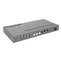 Gefen 4K Ultra HD HDMI and VGA KVM over IP Receiver Unit - video/audio/infr