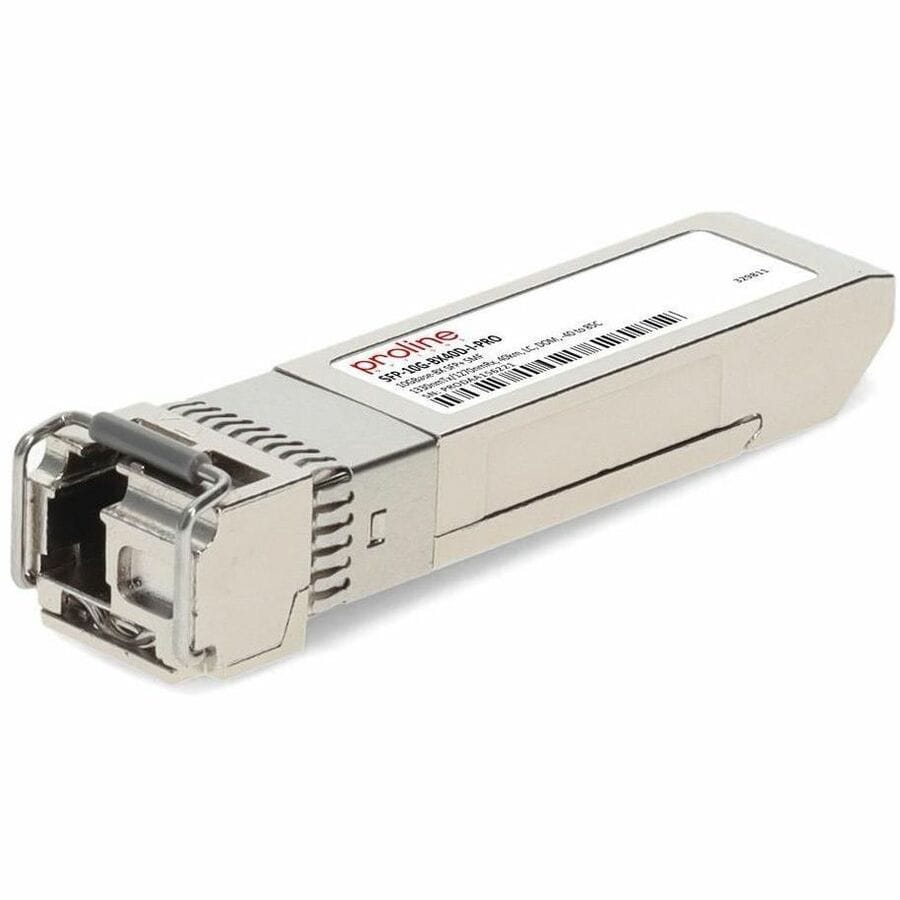 Proline Cisco® SFP-10G-BX40D-I Compatible TAA 10GBase-BX SFP+ Transceiver (SMF, 1330nmTx/1270nmRx, 40km, LC, DOM, -40 to