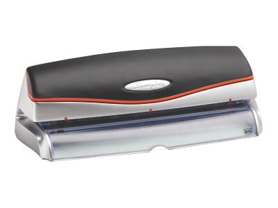 Swingline Optima 20 - electric hole punch - 20 sheets - 3 holes -  black/silver