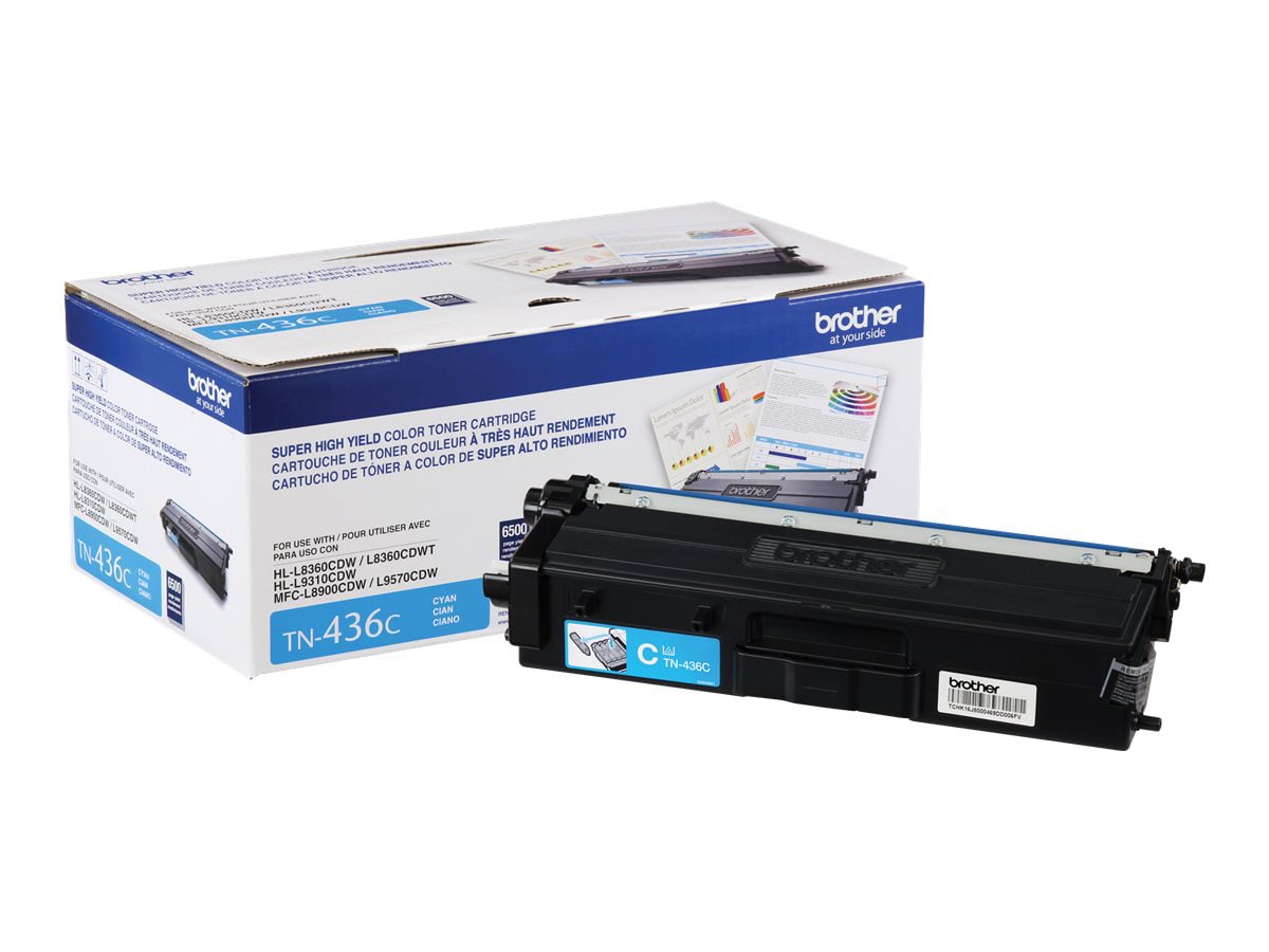 Brother TN436C - Super High Yield - cyan - original - toner cartridge