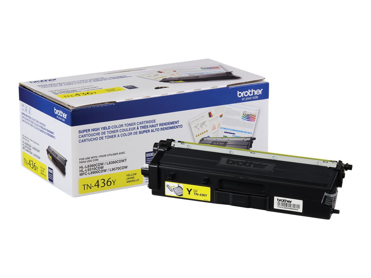 Brother TN436Y - Super High Yield - yellow - original - toner cartridge