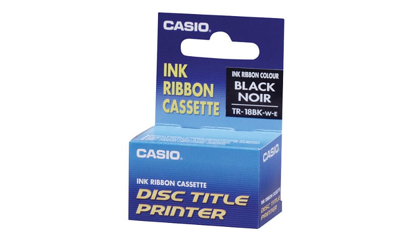 Casio TR-18BK black print ribbon