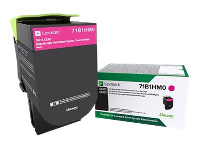 Lexmark CS417 - High Yield - magenta - original - toner cartridge - LCCP, L