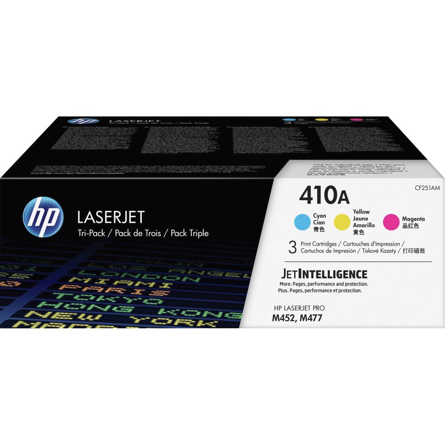 HP 410A (CF251AM) Original Standard Yield Laser Toner Cartridge - Cyan, Mag