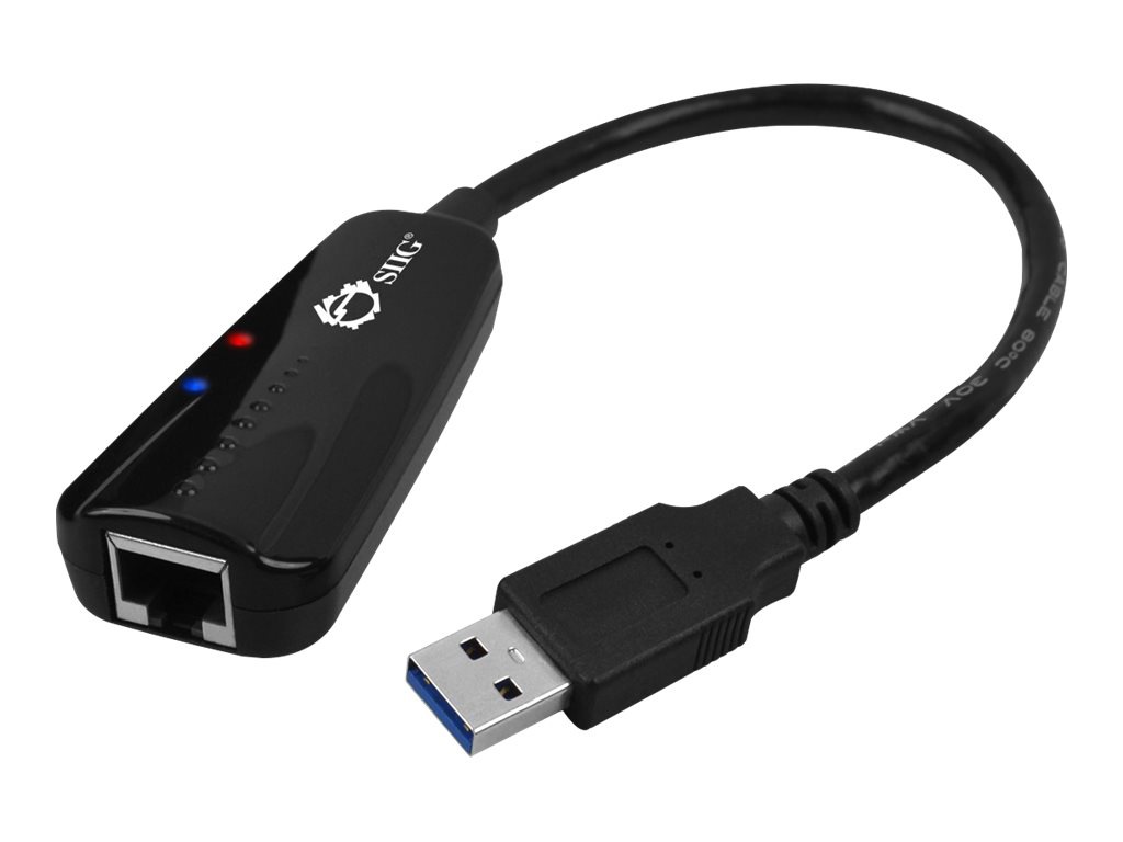 SIIG JU-NE0711-S1 - network adapter - USB 3.0 - Gigabit Ethernet