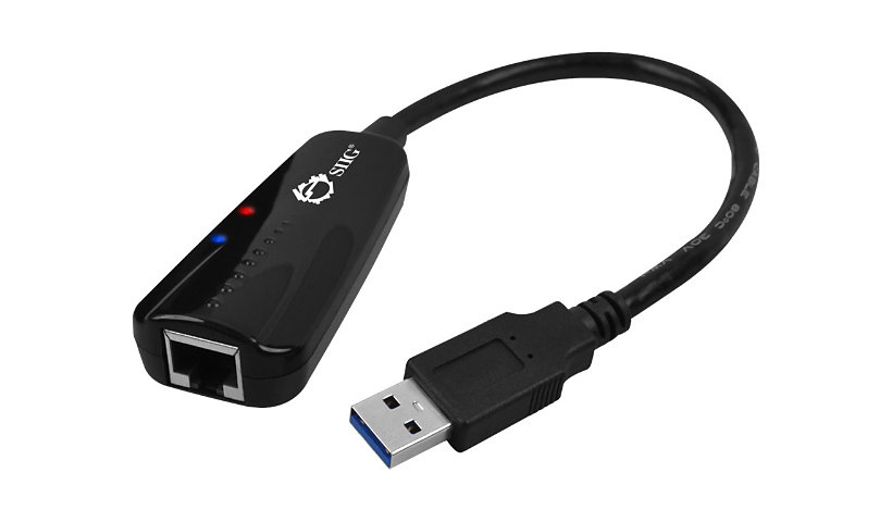 SIIG JU-NE0711-S1 - network adapter - USB 3.0 - Gigabit Ethernet