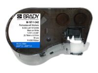 Brady PermaSleeve Wire Marking B-342 - sleeves - matte - 80 pcs. - 1.01 in